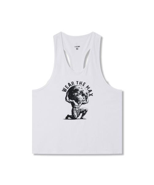 ONERM(ワンアルエム)の「スーピマディープタンク ホワイト(Tシャツ/カットソー・メンズ・その他・MEDIUM/LARGE/X-LARGE)」の1枚目の写真