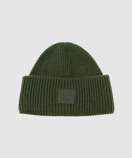 Acne Stufios Face logo ニット帽 ビーニー 帽子 FACEロゴビーニー（ニットキャップ/ビーニー）｜Acne Studios（アクネ