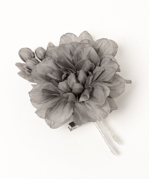 LEPSIM(レプシィム)の「【入卒式/セレモニー】フラワーコサージュ 604404(ブローチ/コサージュ・レディース・グレー/ライトベージュ/ネイビー・ONE SIZE)」の5枚目の写真