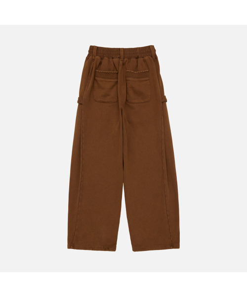 CONY(コール アウト ニューイヤー)の「WASHED RUFFLE PANTS / BROWN(スウェットパンツ・レディース・その他・OS)」の2枚目の写真