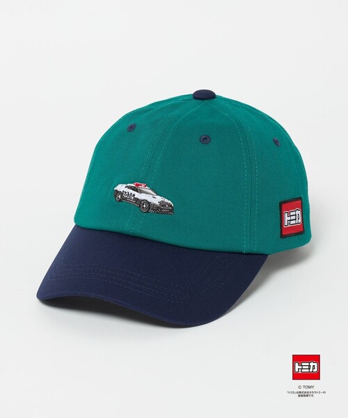 green label relaxing（グリーンレーベルリラクシング）の「【別注】＜TOMICA＞キャップ / キッズ（ハット・キッズ・ケリーグリーン/ライトブルー/オフホワイト・FREE(53-55cm)）」の3枚目の写真