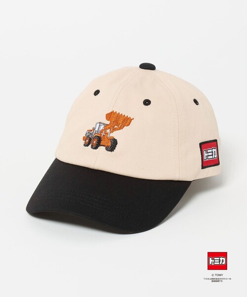 green label relaxing（グリーンレーベルリラクシング）の「【別注】＜TOMICA＞キャップ / キッズ（ハット・キッズ・ケリーグリーン/ライトブルー/オフホワイト・FREE(53-55cm)）」の2枚目の写真