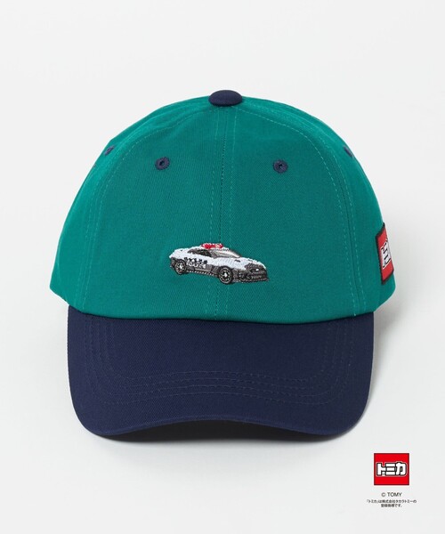 green label relaxing（グリーンレーベルリラクシング）の「【別注】＜TOMICA＞キャップ / キッズ（ハット・キッズ・ケリーグリーン/ライトブルー/オフホワイト・FREE(53-55cm)）」の4枚目の写真