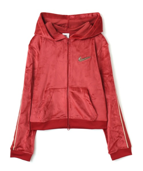 NIKE(ナイキ)の「NIKE W NSW TRND VLR FZ HD LS TOP / ナイキ ウィメンズ NSW TRND VLR FZ HD L/S トップ 【SP】(パーカー・レディース・アイボリー/ブラウン/レッド・S/M/L)」の3枚目の写真