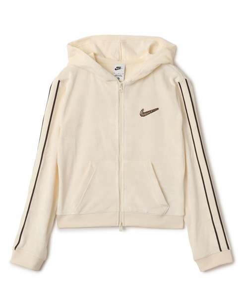 NIKE(ナイキ)の「NIKE W NSW TRND VLR FZ HD LS TOP / ナイキ ウィメンズ NSW TRND VLR FZ HD L/S トップ 【SP】(パーカー・レディース・アイボリー/ブラウン/レッド・S/M/L)」の2枚目の写真