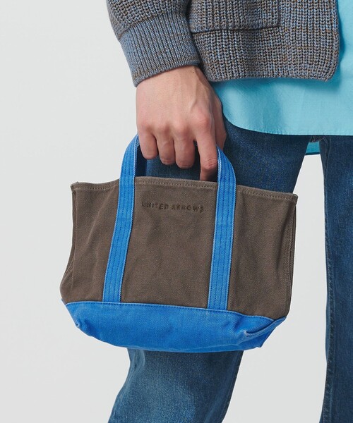 UNITED ARROWS（ユナイテッドアローズ）の「オーガニックコットン トートバッグ S（トートバッグ・メンズ・レッド/ネイビー/ケリーグリーン/オレンジ/コバルトブルー/パープル・FREE）」の8枚目の写真