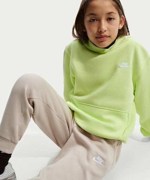NIKE（ナイキ）の「ナイキ スポーツウェア クラブ フリース ジュニアジョガー / Nike Sportswear Club Fleece Big Kids' Joggers FD3008-236 Cream II（スウェットパンツ・キッズ・ブラウン系その他2・140/160/150/130）」の5枚目の写真