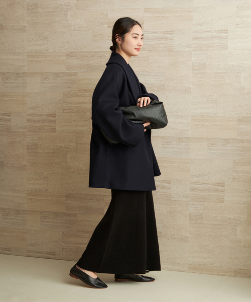plage（プラージュ）の「Double melton コート（その他アウター・レディース・ネイビー・36/38）」の16枚目の写真