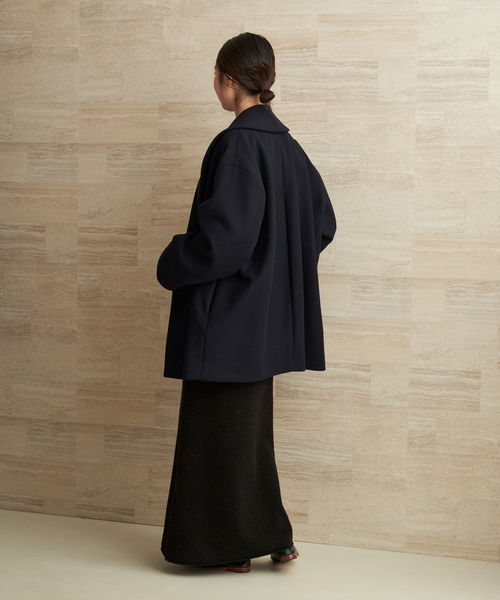 plage（プラージュ）の「Double melton コート（その他アウター・レディース・ネイビー・36/38）」の17枚目の写真