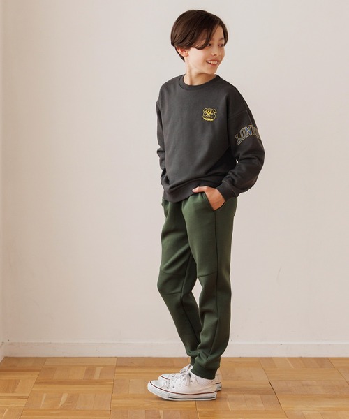 coca（coca）（コカ）の「キッズ 胸＆プリントスウェットトップス（スウェット・キッズ・チャコール/グレー・150/140/130/120）」の10枚目の写真