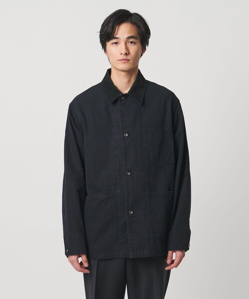 UNITED ARROWS（ユナイテッドアローズ）の「サルファーダック カバーオール 「 SLOW &　」（カバーオール・メンズ・ブラック・S/L/M/XL）」の4枚目の写真