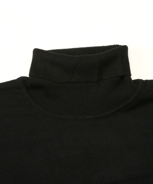 LUXSTYLE(ラグスタイル)の「カシミヤタッチタートルネックセーター(ニット/セーター・メンズ・ホワイト/ブラック/チャコールグレー・M/L/XL)」の17枚目の写真