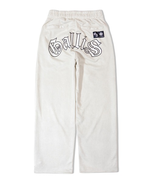 GALLIS ADDICTION(ガリスアディクション)の「GA SUEDE 刺繍 PANTS(スウェットパンツ・メンズ・アイボリー/ブラック・M/L)」の3枚目の写真