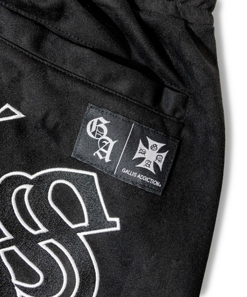 GALLIS ADDICTION(ガリスアディクション)の「GA SUEDE 刺繍 PANTS(スウェットパンツ・メンズ・アイボリー/ブラック・M/L)」の9枚目の写真