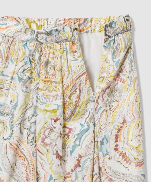 ANAYI(アナイ)の「【セットアップ対応商品】ペイントペイズリープリントフレア スカート(スカート・レディース・ピンク/マルチ・38/36/34)」の13枚目の写真