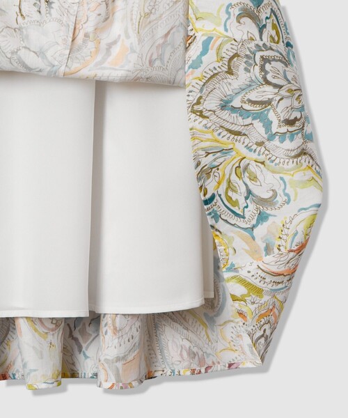 ANAYI(アナイ)の「【セットアップ対応商品】ペイントペイズリープリントフレア スカート(スカート・レディース・ピンク/マルチ・38/36/34)」の15枚目の写真