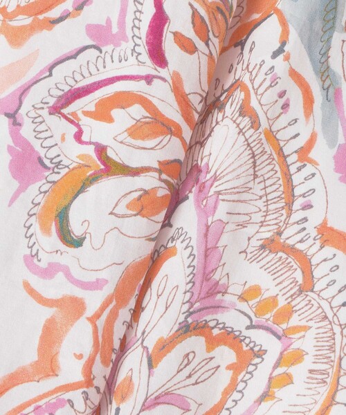 ANAYI(アナイ)の「【セットアップ対応商品】ペイントペイズリープリントフレア スカート(スカート・レディース・ピンク/マルチ・38/36/34)」の18枚目の写真