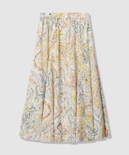 ANAYI(アナイ)の「【セットアップ対応商品】ペイントペイズリープリントフレア スカート(スカート・レディース・ピンク/マルチ・38/36/34)」の19枚目の写真