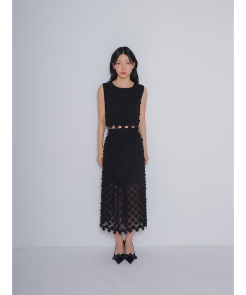 BOMNAL BOUTIQUE(ボムナルブティック)の「クロエ ロングスカート _ ブラック(スカート・レディース・その他・SMALL/MEDIUM)」の2枚目の写真