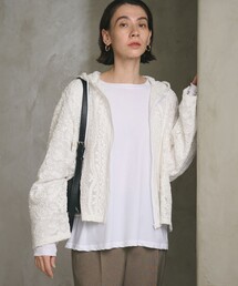 BEAUTY&YOUTH UNITED ARROWS | メッシュ エンブロイダリー フーディ ウォッシャブル(シャツ/ブラウス)