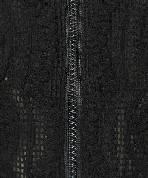 BEAUTY&YOUTH UNITED ARROWS（ビューティーアンドユースユナイテッドアローズ）の「メッシュ エンブロイダリー フーディ ウォッシャブル（シャツ/ブラウス・レディース・シャーベット/ブラック/ホワイト・FREE）」の22枚目の写真