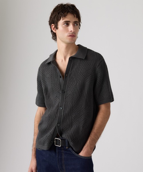 Levi's(リーバイス)の「Levi's/リーバイス セーター キャンプシャツ(シャツ/ブラウス・メンズ・ブラック・XL/L/M/S)」の3枚目の写真