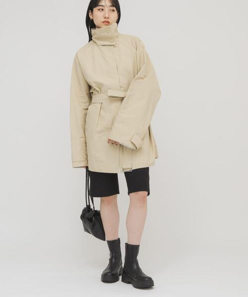 KBF（ケイビーエフ）の「テントラインBIGミドルコート（その他アウター・レディース・ブラウン/ベージュ/ネイビー・ONE）」の8枚目の写真