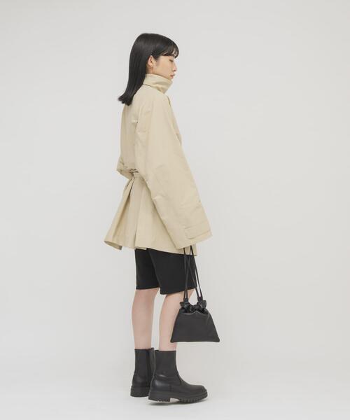 KBF（ケイビーエフ）の「テントラインBIGミドルコート（その他アウター・レディース・ブラウン/ベージュ/ネイビー・ONE）」の9枚目の写真