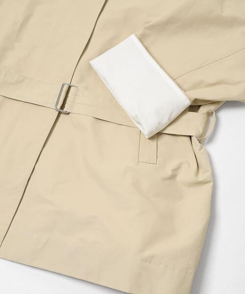 KBF（ケイビーエフ）の「テントラインBIGミドルコート（その他アウター・レディース・ブラウン/ベージュ/ネイビー・ONE）」の12枚目の写真
