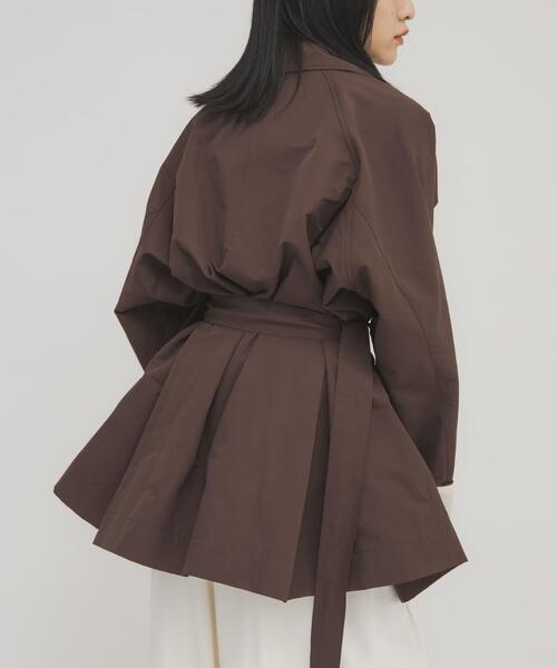 KBF（ケイビーエフ）の「テントラインBIGミドルコート（その他アウター・レディース・ブラウン/ベージュ/ネイビー・ONE）」の17枚目の写真