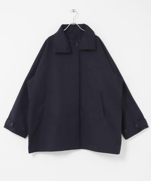 KBF（ケイビーエフ）の「テントラインBIGミドルコート（その他アウター・レディース・ブラウン/ベージュ/ネイビー・ONE）」の5枚目の写真