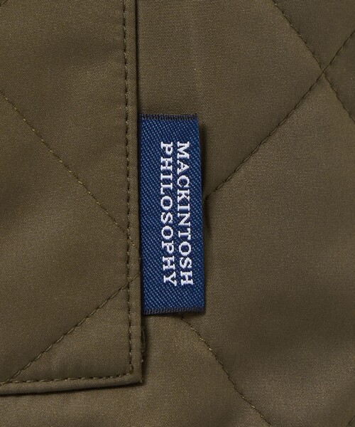 MACKINTOSH PHILOSOPHY（ﾏｯｷﾝﾄｯｼｭ ﾌｨﾛｿﾌｨｰ）の「【ROYTON LONG(ロイトンロング)】（ノーカラーコート・レディース・ダークネイビー/カーキ・36/40/38）」の12枚目の写真