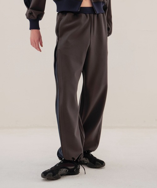 DRESSLAVE(ドレスレイブ)の「set up jersey pants(セットアップジャージーパンツ)(その他パンツ・レディース・ブラック/チャコールグレー・38)」の3枚目の写真