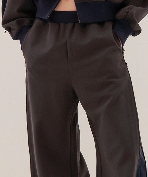 DRESSLAVE(ドレスレイブ)の「set up jersey pants(セットアップジャージーパンツ)(その他パンツ・レディース・ブラック/チャコールグレー・38)」の5枚目の写真