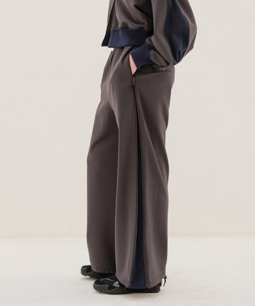 DRESSLAVE(ドレスレイブ)の「set up jersey pants(セットアップジャージーパンツ)(その他パンツ・レディース・ブラック/チャコールグレー・38)」の8枚目の写真