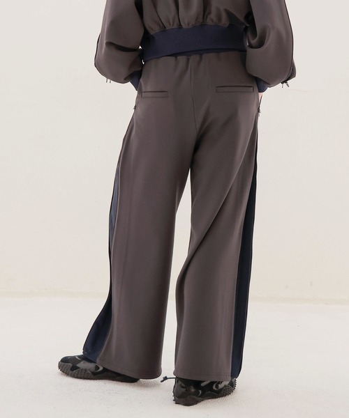 DRESSLAVE(ドレスレイブ)の「set up jersey pants(セットアップジャージーパンツ)(その他パンツ・レディース・ブラック/チャコールグレー・38)」の9枚目の写真