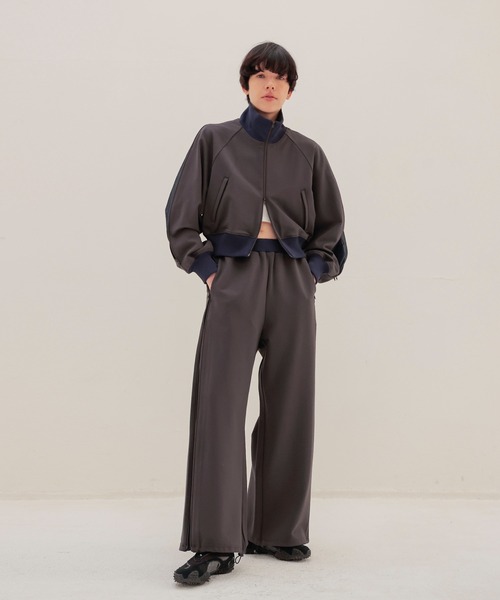 DRESSLAVE(ドレスレイブ)の「set up jersey pants(セットアップジャージーパンツ)(その他パンツ・レディース・ブラック/チャコールグレー・38)」の10枚目の写真