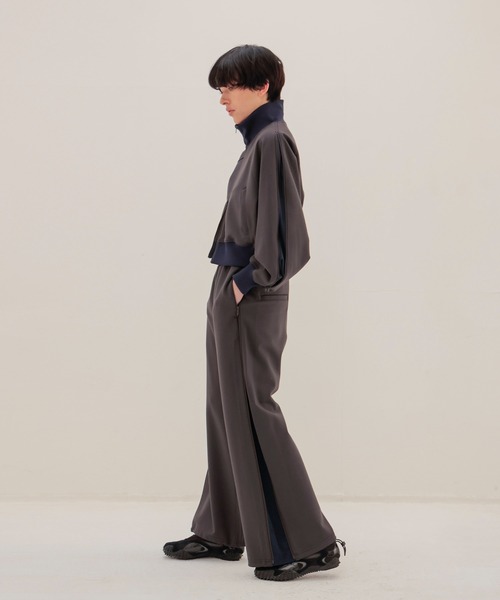 DRESSLAVE(ドレスレイブ)の「set up jersey pants(セットアップジャージーパンツ)(その他パンツ・レディース・ブラック/チャコールグレー・38)」の11枚目の写真