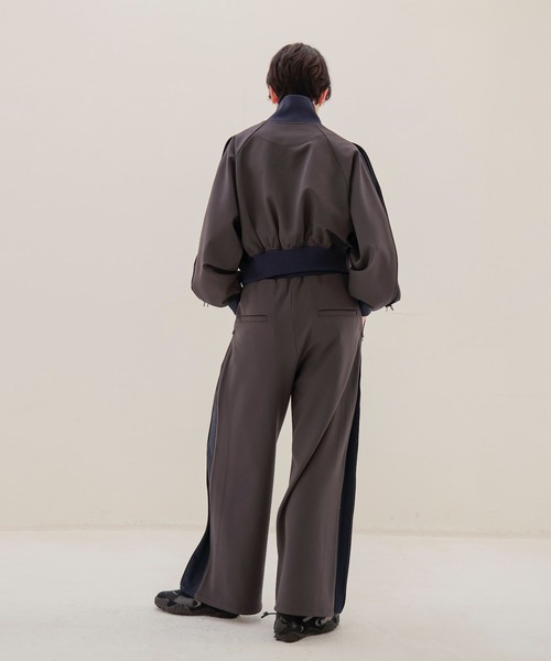 DRESSLAVE(ドレスレイブ)の「set up jersey pants(セットアップジャージーパンツ)(その他パンツ・レディース・ブラック/チャコールグレー・38)」の12枚目の写真