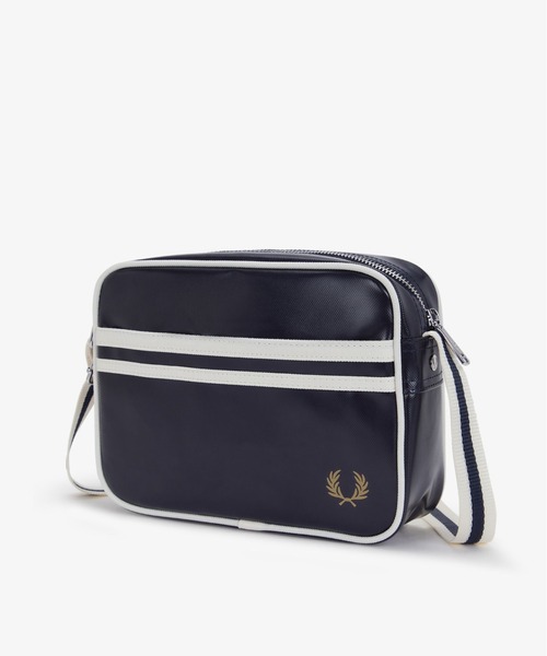 FRED PERRY(フレッドペリー)の「Classic Mini Shoulder Bag/クラシックミニショルダーバッグ(ショルダーバッグ・メンズ・ブラック/ネイビー・ONE SIZE)」の8枚目の写真