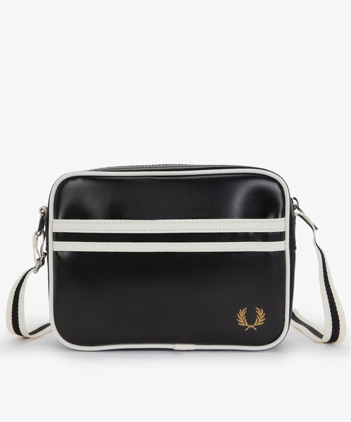 FRED PERRY(フレッドペリー)の「Classic Mini Shoulder Bag/クラシックミニショルダーバッグ(ショルダーバッグ・メンズ・ブラック/ネイビー・ONE SIZE)」の14枚目の写真