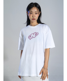 ネオン N ロゴ 半袖Tシャツ (ホワイト)