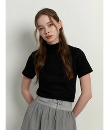 KINDABABY（カインダベイビー）の「warmer turtleneck top - black（ニット/セーター）」