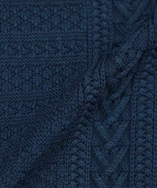 MACKINTOSH PHILOSOPHY(マッキントッシュ フィロソフィー)の「GREY LABEL ワイドケーブルカーディガン(カーディガン/ボレロ・レディース・ベージュ/ダークネイビー/レッド系その他・2)」の13枚目の写真