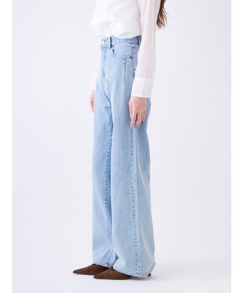 SNIDEL（スナイデル）の「ストレートデニム（デニムパンツ・レディース・グレー/ライトブルー/インディゴブルー・0/1）」の15枚目の写真