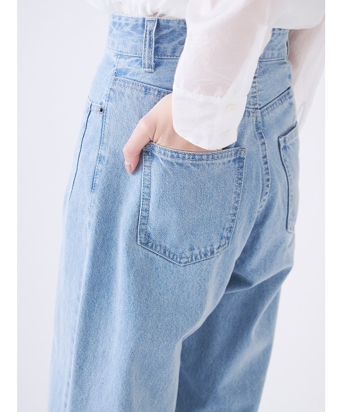 SNIDEL（スナイデル）の「ストレートデニム（デニムパンツ・レディース・グレー/ライトブルー/インディゴブルー・0/1）」の17枚目の写真