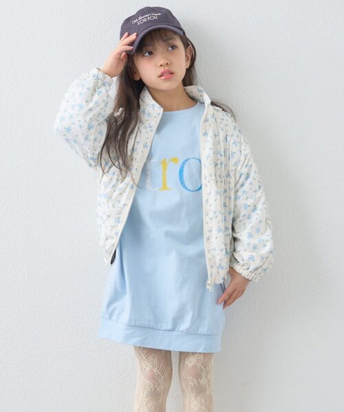 CIAOPANIC TYPY（チャオパニックティピー）の「《WEB限定》【KIDS】サラッと快適！ロゴバックフリルワンピ(ジュニアサイズあり)（ワンピース・キッズ・サックスブルー/グレー/イエロー・110/130/150）」の5枚目の写真