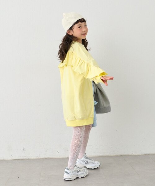 CIAOPANIC TYPY（チャオパニックティピー）の「《WEB限定》【KIDS】サラッと快適！ロゴバックフリルワンピ(ジュニアサイズあり)（ワンピース・キッズ・サックスブルー/グレー/イエロー・110/130/150）」の17枚目の写真