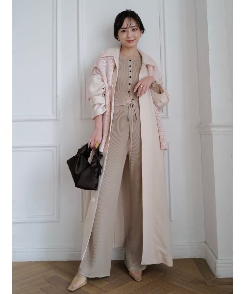 リュクスビスコースニットパンツ（その他パンツ）｜anuans（ア