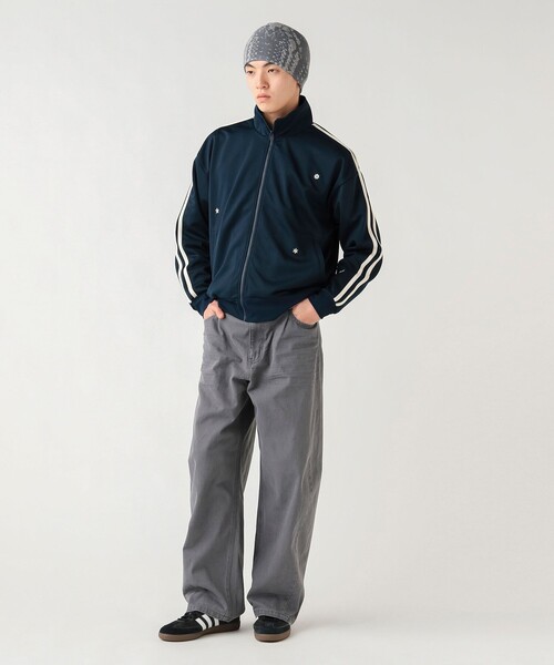 BEAMS HEART（ビームスハート）の「カラー カーブ バギー デニム（デニムパンツ・メンズ・チャコールグレー/ライトブラウン・SMALL/MEDIUM/LARGE）」の3枚目の写真